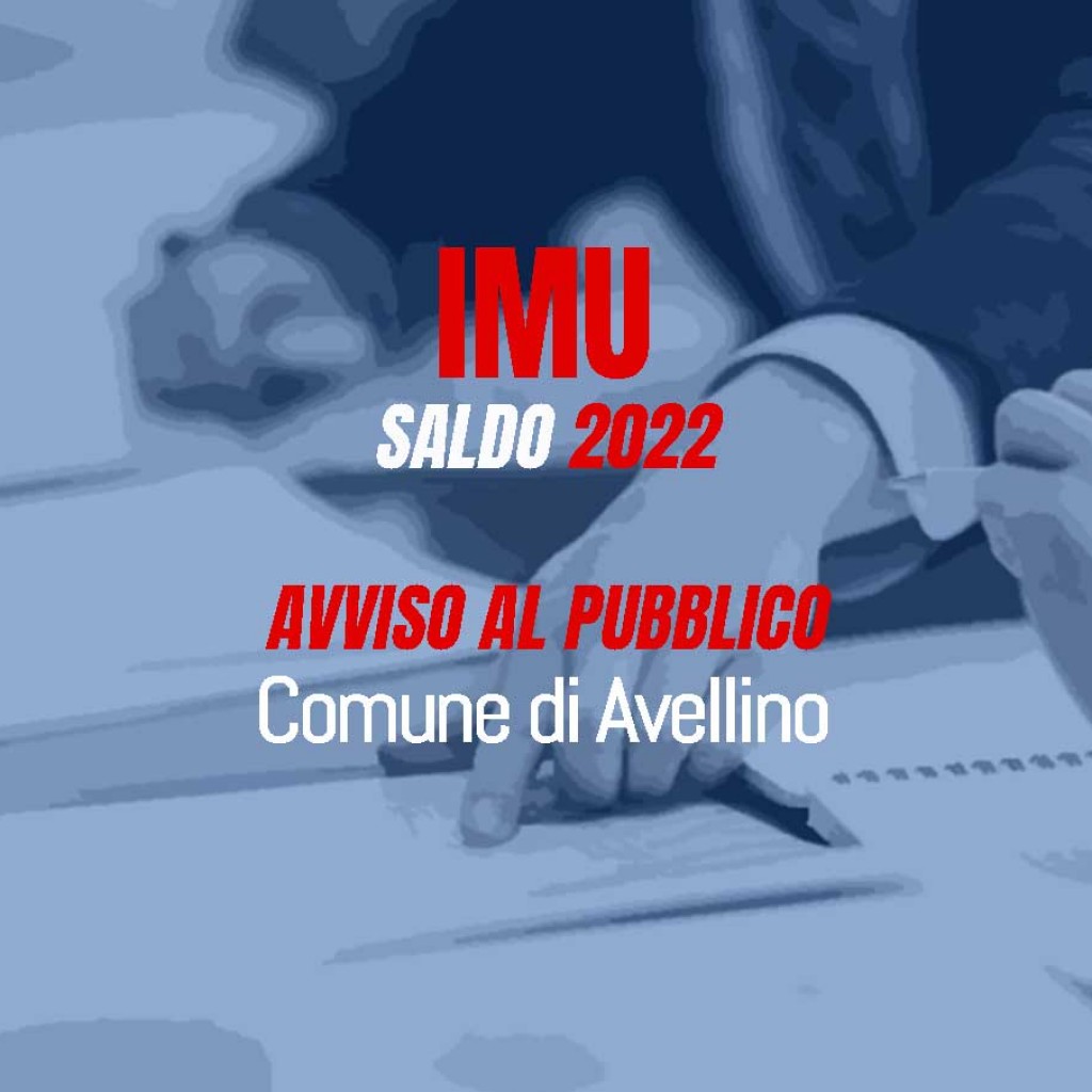 IMU 2022 – SALDO - Comune di Avellino