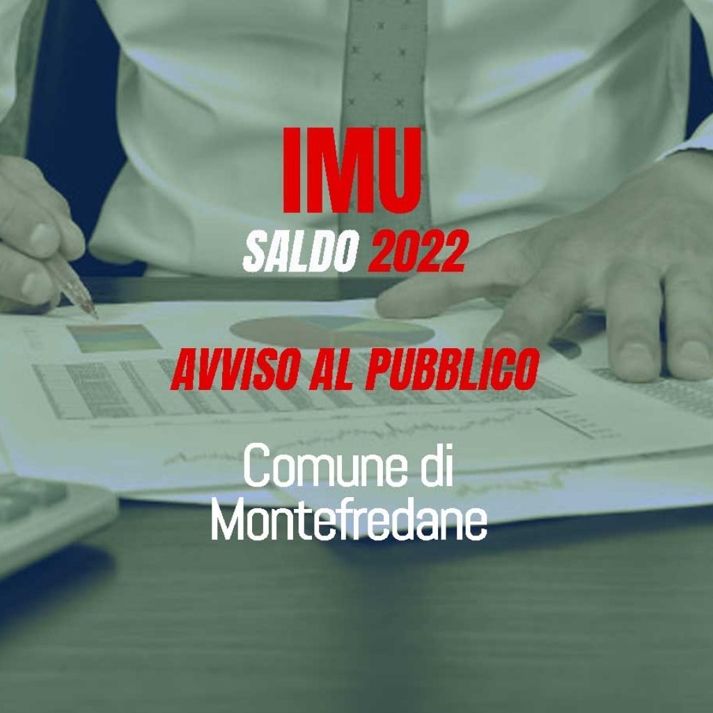 IMU 2022 – SALDO - Comune di Montefredane
