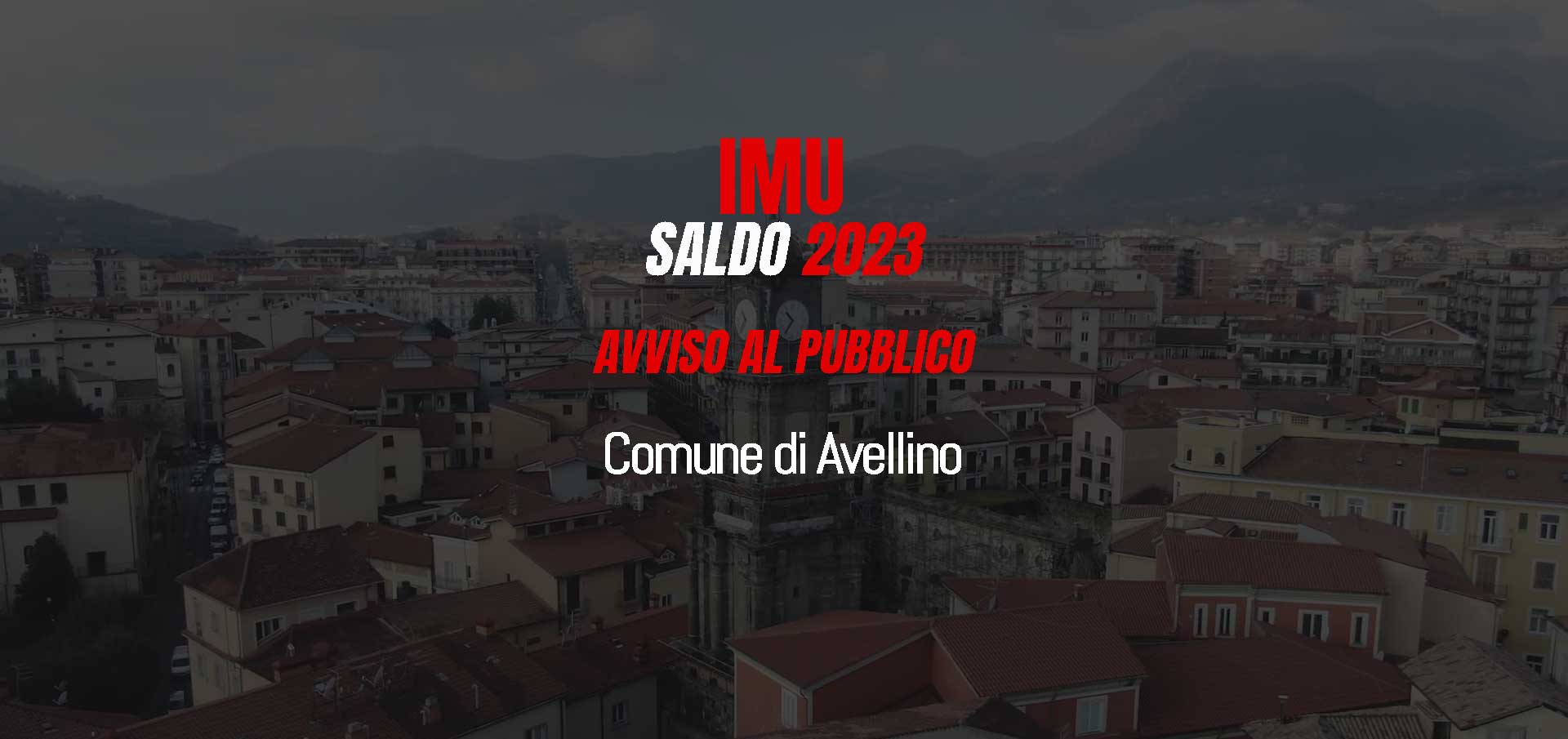SCADENZA SALDO IMU 2023 | Comune di Avellino