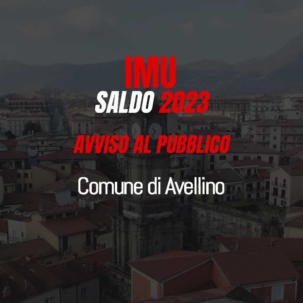 SCADENZA SALDO IMU 2023 | Comune di Avellino