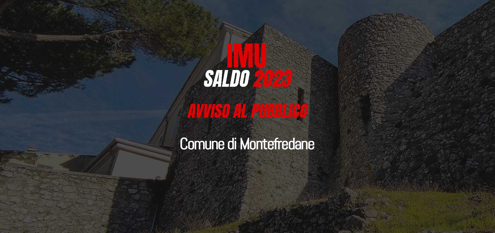 SCADENZA SALDO IMU 2023 | Comune di Montefredane